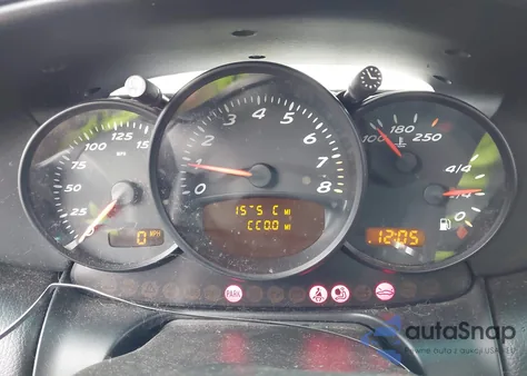 2002 Porsche Boxster из США, поврежденный, VIN WP0CA29852U623771